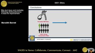 Bile duct injury and morbidity following cholecystectomy