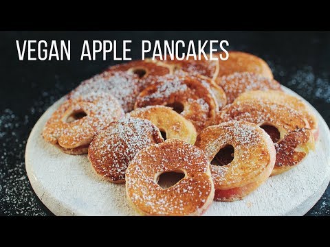 Vegan Apple Pancakes!  Mina Rome