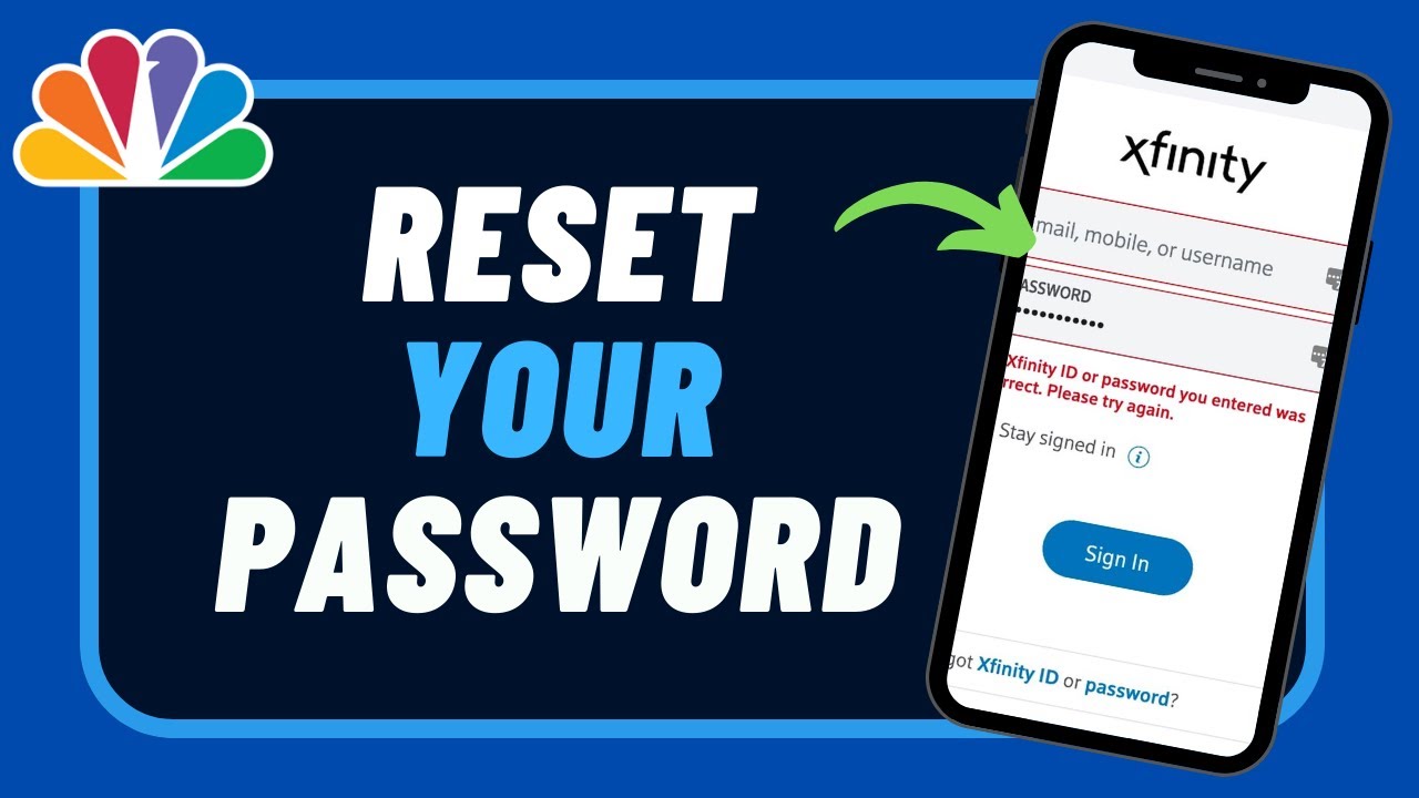 Comcast How To Reset Password Xfinity YouTube