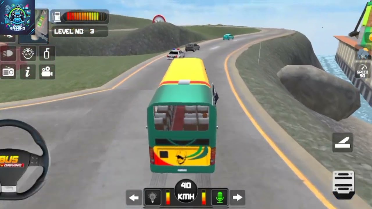 Hill Road Bus Darving Games / Bus Game Simulator / Paseenger Bus Game /New bus   Game