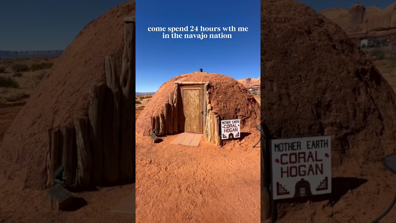 Spend 24 hours with me in one of the most remote airbnb in the world! #NavajoNation