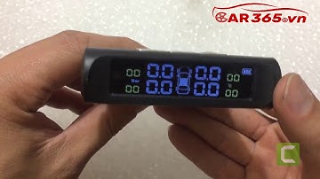Hướng dẫn cài đặt thông số trên Cảm biến áp suất lốp Car365vn