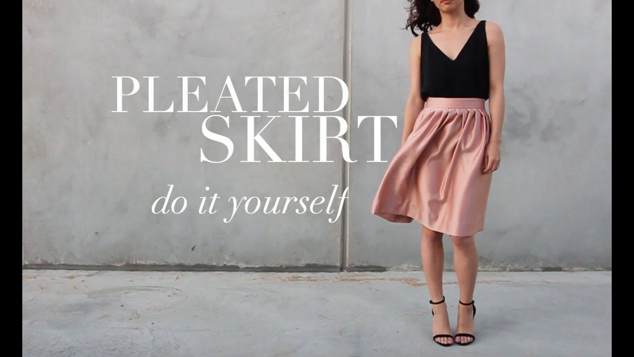 DIY Skirt Tutorial - YouTube