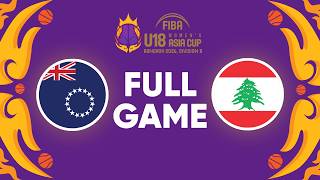 Cook Islands v Lebanon | Full Basketball Game |  FIBA U18 Women's Asia Cup 2026 | Division B