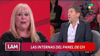 GASTON TREZEGUET VS LAURA UBFAL LAS INTERNAS DEL PANEL DE GRAN HERMANO
