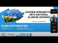 Gender integration into national climate actions - Europe & Central Asia