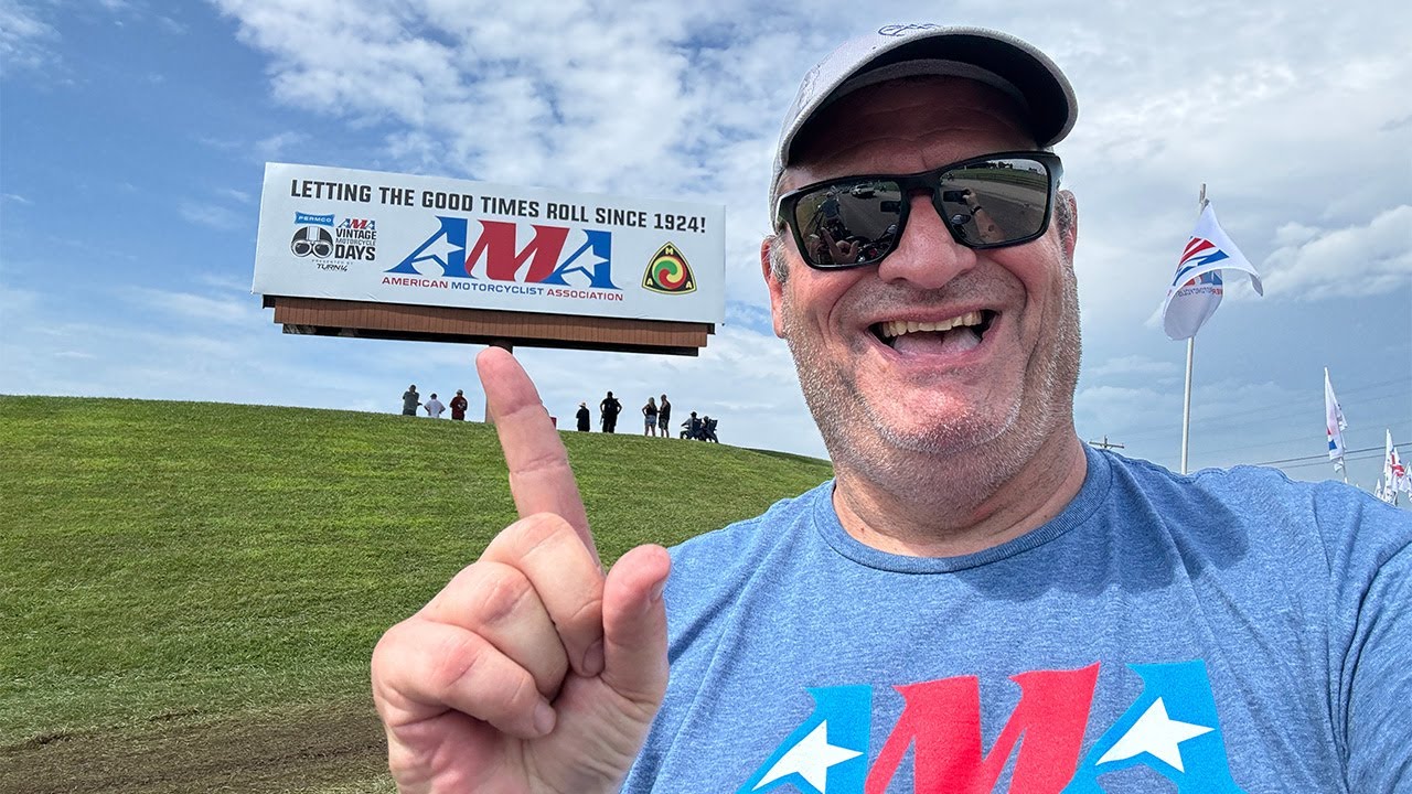 AMA Vintage Motorcycle Days Sights & Sounds of VMD 2025 - YouTube