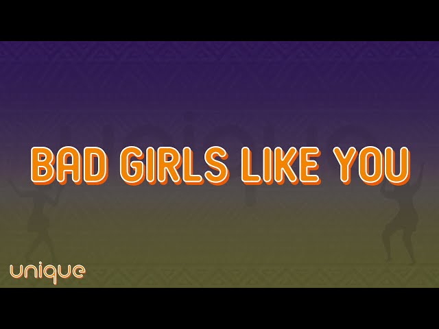 Tobii - Bad Girls Like You (Lyrics)