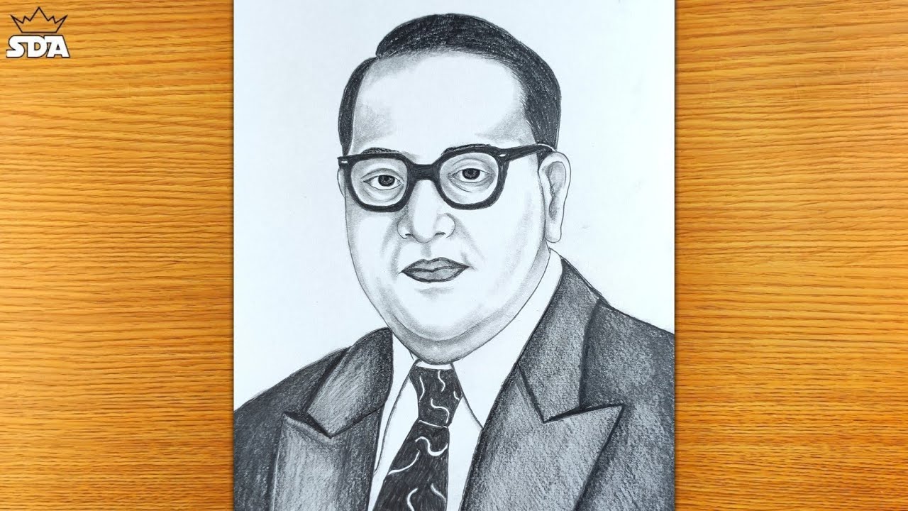Dr Ambedkar 💙 pencil sketch .. #Educate... - அrt is a therapy | Facebook