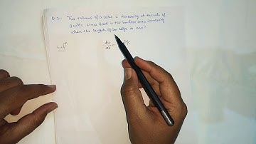 Chapter 6 Ex 6.1 Q 2 Rate of change quantities