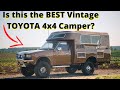 The ultimate vintage toyota 4x4 truck camper this chinook is simply one of a kind