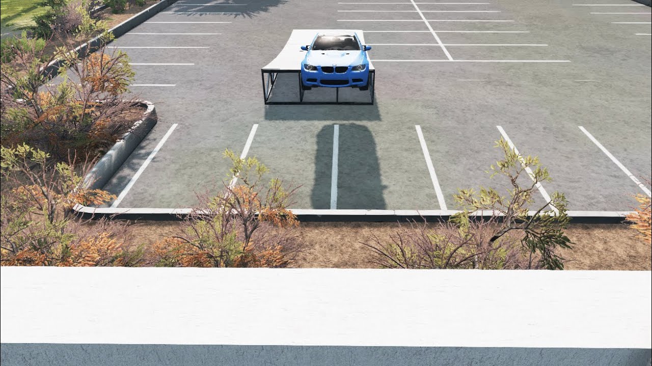 Metal ramp and car | BeamNG Drive - YouTube