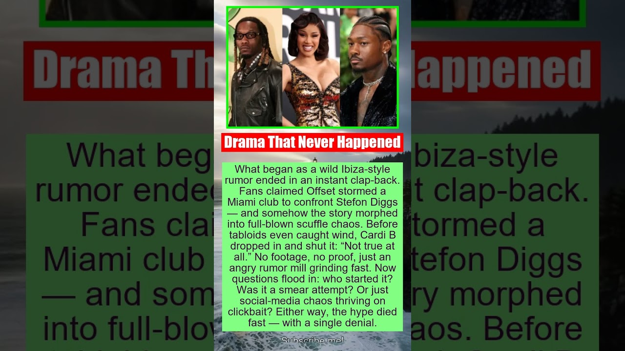 Offset vs. Diggs? Cardi Ends Rumor in Seconds ⚠️👀 