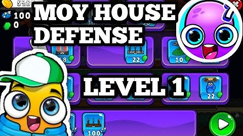 MOY 7 HOUSE DEFENSE GAMEPLAY WALKTHROUGH LEVEL 1 THE VIRTUAL PET GAME 2021