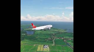 Impossible Landing!!! Amazing View before the Plane Lands at the Airport EP057