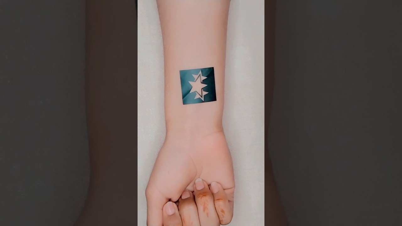 beautiful tattoo sticker design #shorts