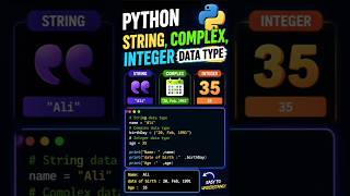 String Integer and Complex Data Type in Python Basic 🌹❤️ #ipynb #pyscript #cpython