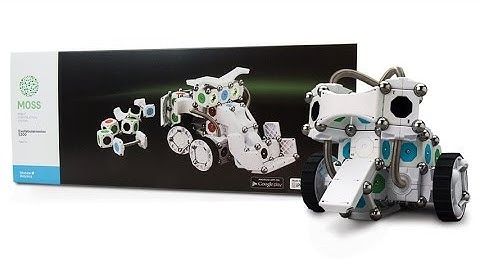 Modular Robotics MOSS Exofabulatronixx 5200 Model Kit With 52 MOSS Blocks & 140 Carbon Steel Spheres