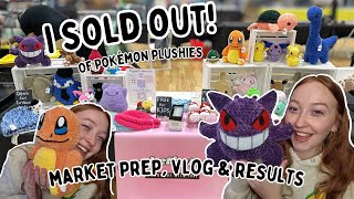 I SOLD OUT at a card show! 😍| Detroit Card Show | 🧶Crochet Market Prep & Vlog 