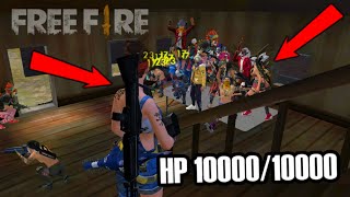 PELEA con 10.000 DE VIDA en PEAK en FREE FIRE!! *minijuego* - Jonbtc