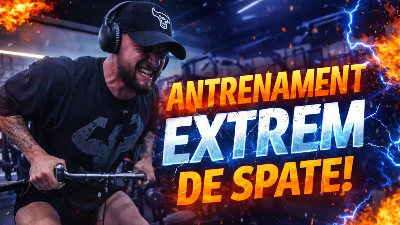 Antrenament de spate hardcore💥 | Masă, pump și intensitate maximă”