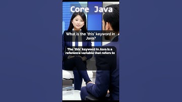 Java interview Questions #3 #java #interview #corejava #this #keyword