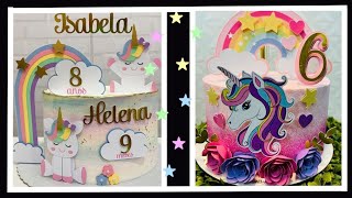 Bolo Unicórnio - Lindos Modelos Para Se Inspirar