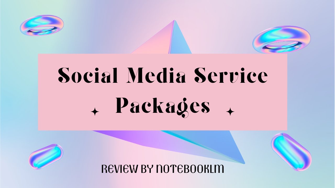 Toolsbots Social Media Service Packages Review by NotebookLM