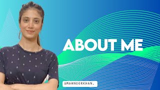 About Me (Mahnoor Khan) and This Channel! #mahnoorkhanmarketingstrategist #marketingstrategist