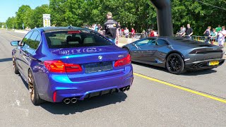 700Hp Bmw M5 F90 Vs. Lamborghini Huracan Vs. Rs6 C8 Vs  Rs4 Abt-R..