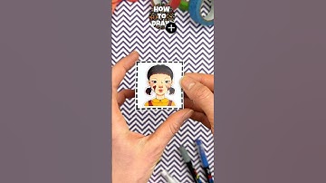 Paper Craft Trick with Cute Doll by Squid Game #papercraft #squidgame #doll #trick #magic #doll