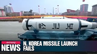 North Korea's attempted missile launch fails