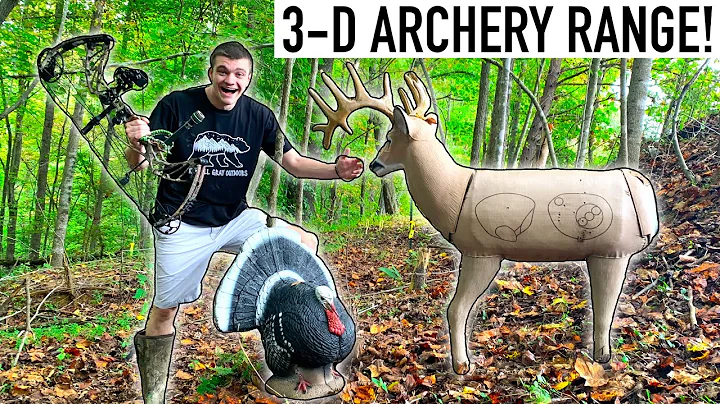 I BUILT A 3-D TARGET RANGE IN MY BACKYARD! + First...