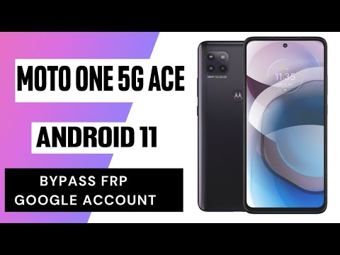 Motorola One 5G Ace 2022 Android 11 FRP/Google Lock Bypass WITHOUT PC - Easy Method !!