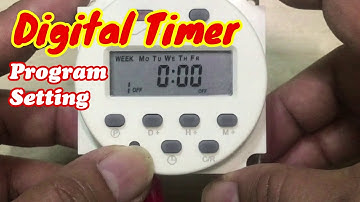 Cn101A  Digital Timer Setting How to Program ( Filipino )