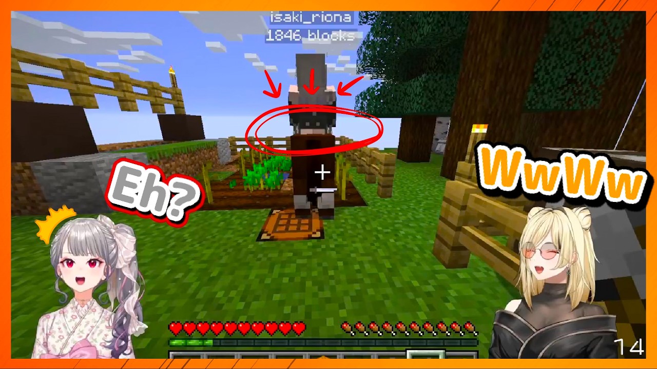 Riona and Niko Just Realized Something Is Weird With Their Minecraft Skins ( ˶°ㅁ°) !!