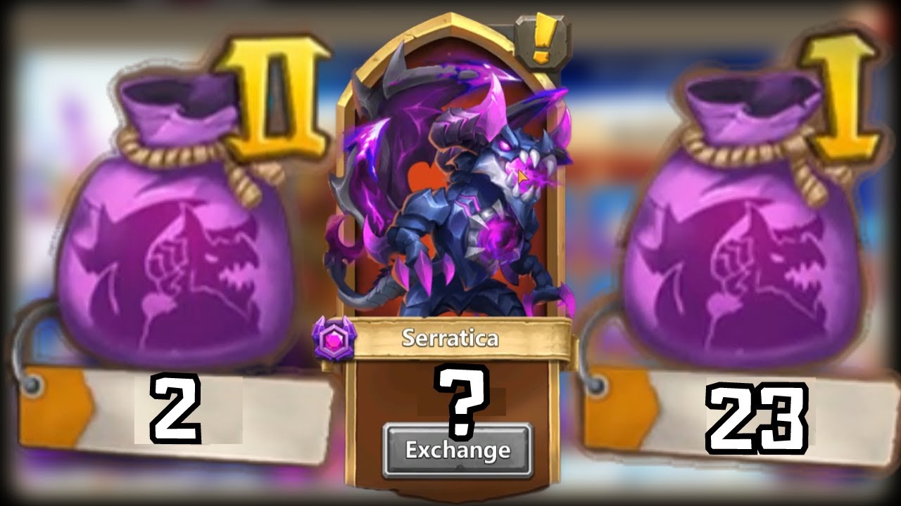 My best Serratica bag Opening ever! | INSANE SESSION | Castle Clash