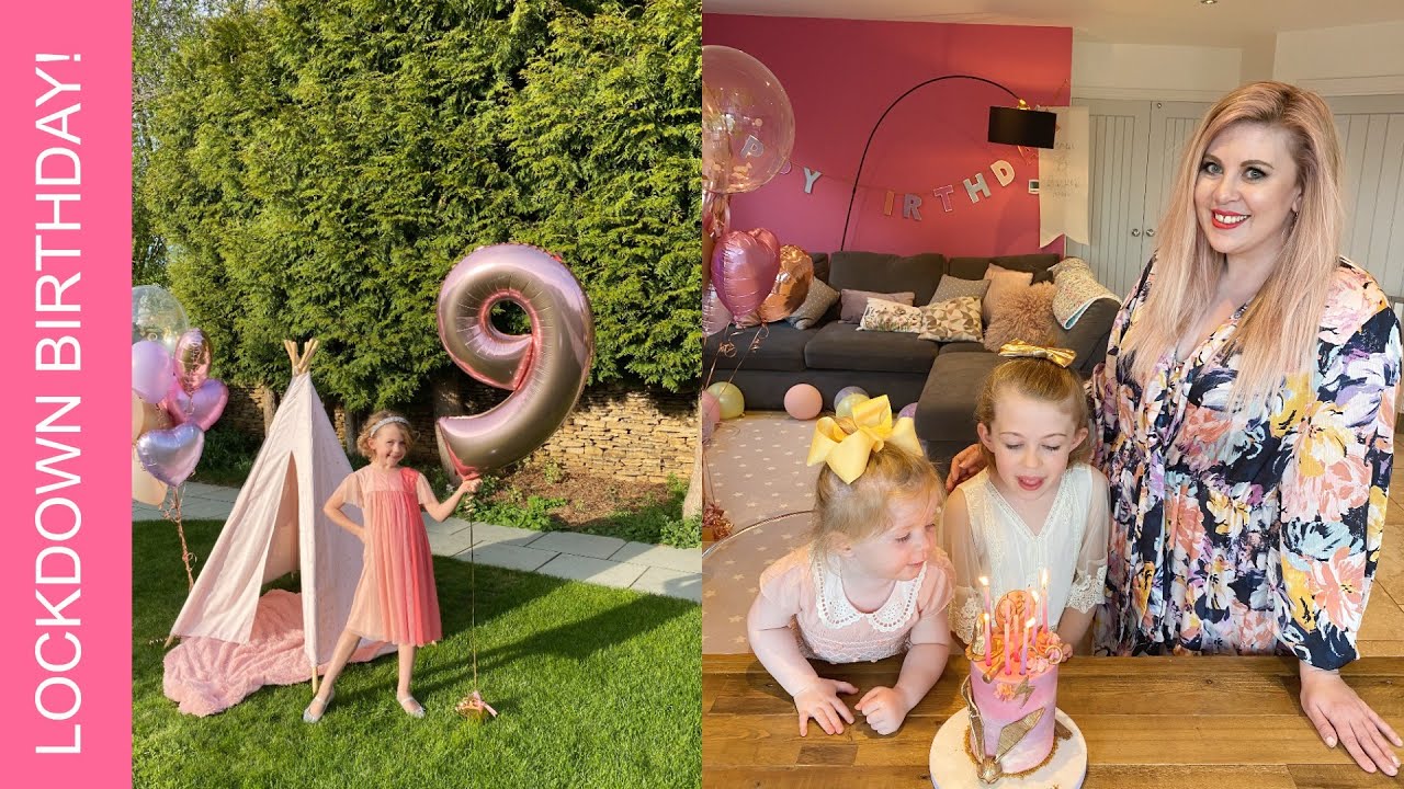 Darcy's Lockdown Birthday! | Birthday Party With Me! | LOUISE PENTLAND