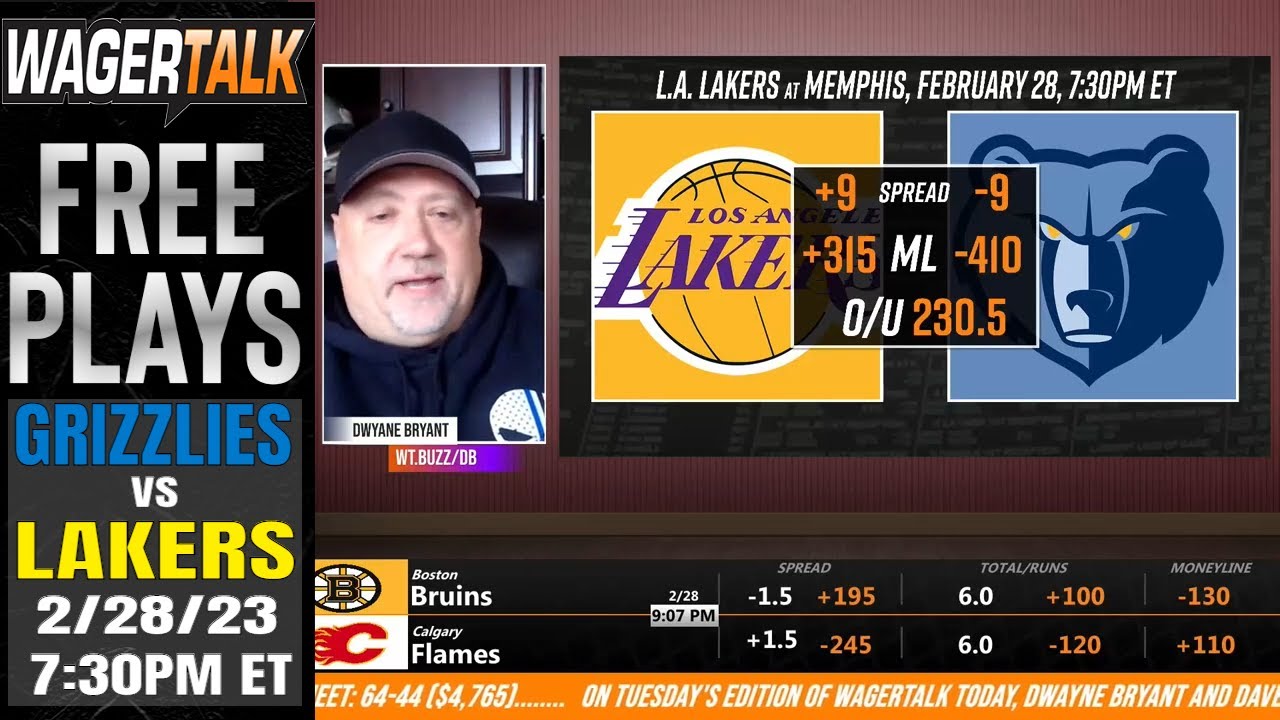 NBA Predictions, Picks and Odds Tonight | Grizzlies vs Lakers Betting Advice For February 28