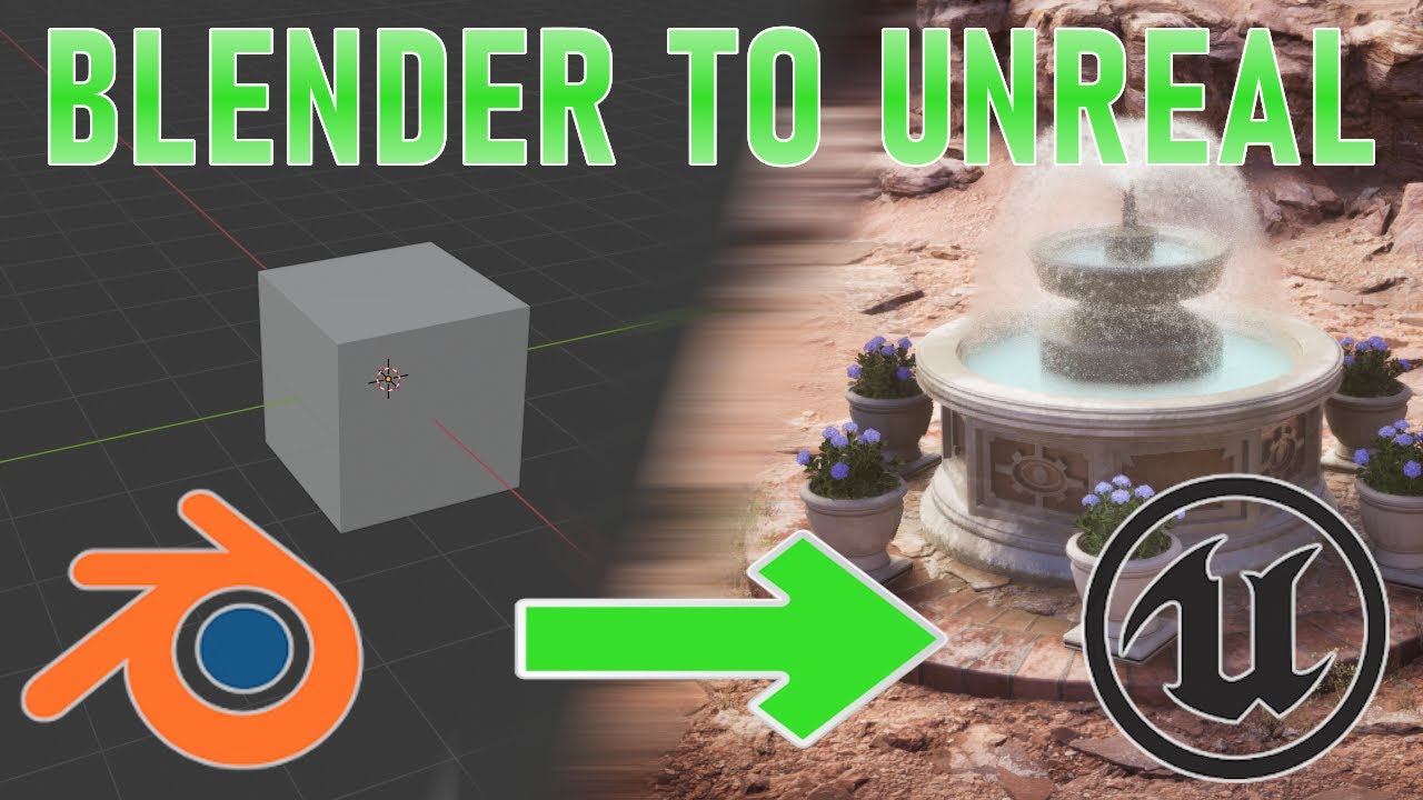 [0/7] Blender to Unreal Engine 5 - The Fountain - Introduction - YouTube