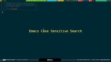 Emacs Case Sensitive Search 2023_09_16_04:26:03