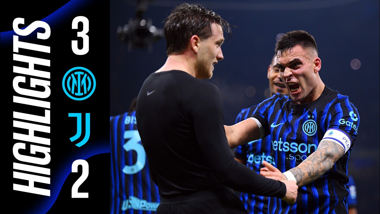 A THOUSAND EMOTIONS AND A HUGE VICTORY 🖤💙 | INTER 3–2 JUVENTUS | SERIE A 25/26 HIGHLIGHTS 🇬🇧
