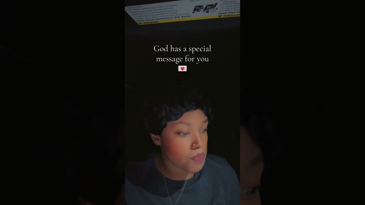 God has a special message for you 🙌🏽
