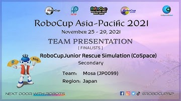 R21.5.4 - JP0099 - Finalist Presentation –RCJ Rescue Simulation (CoSpace), Secondary- RCAP2021 Aichi