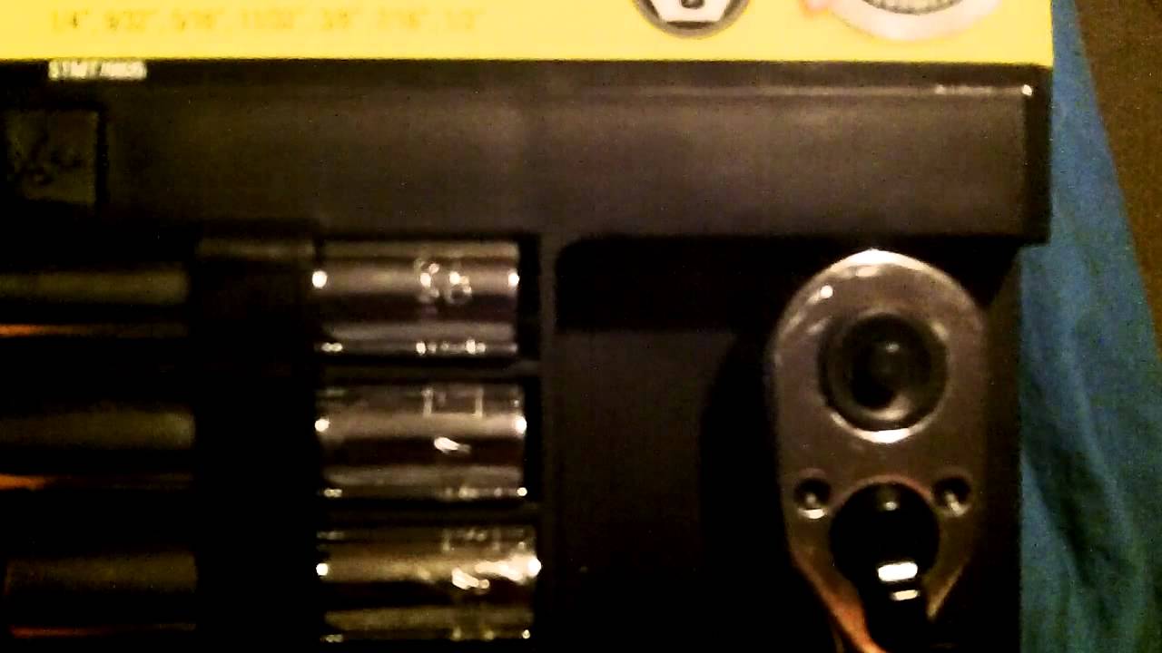 1/4 socket wrecnh deep sockets stanley walmart sale black friday YouTube