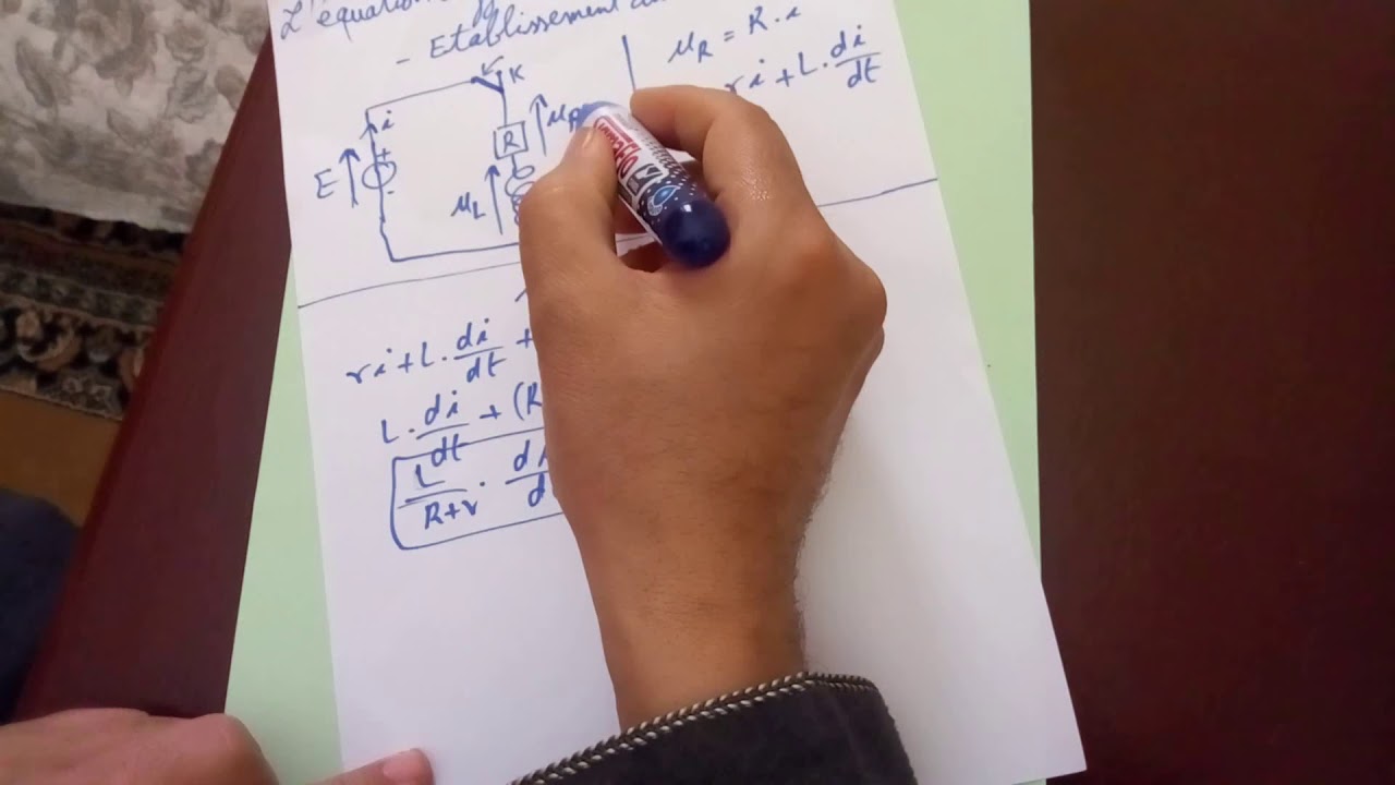 2 bac - Circuit RL : Equation différentielle - المعادلة التفاضلية