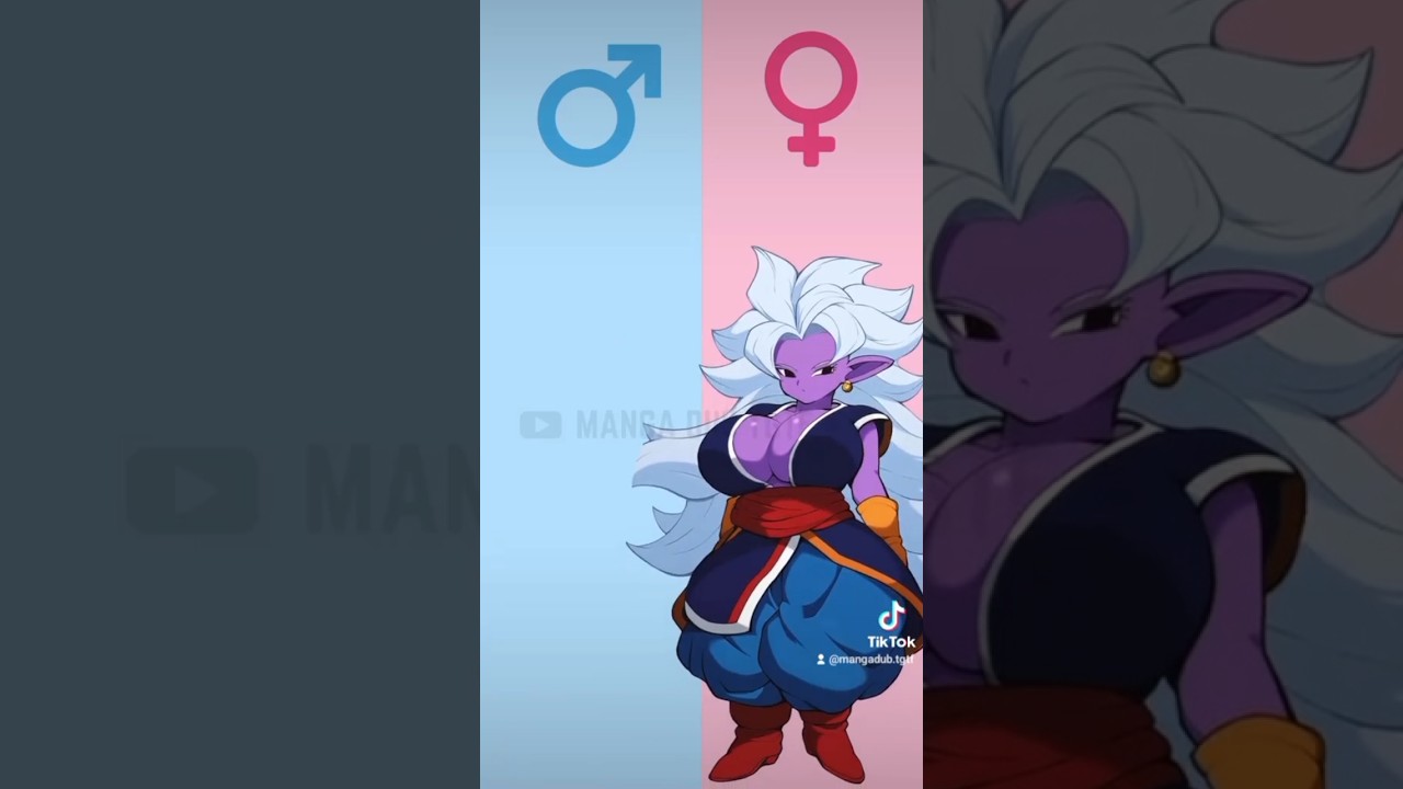 ♂️💫♀️ #genderbender #anime #transformation #mtf #dragonball #ftm #genderswap #tgtf #dragonballedit