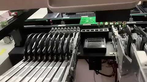 Then it is time to the full-automatic vision six heads SMT pick and place machine video