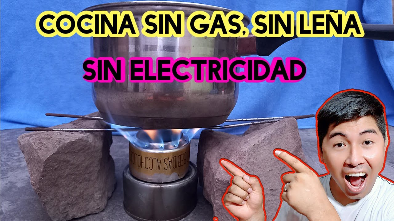 COCINA QUE FUNCIONA SIN GAS Y SIN ELECTRICIDAD. - YouTube