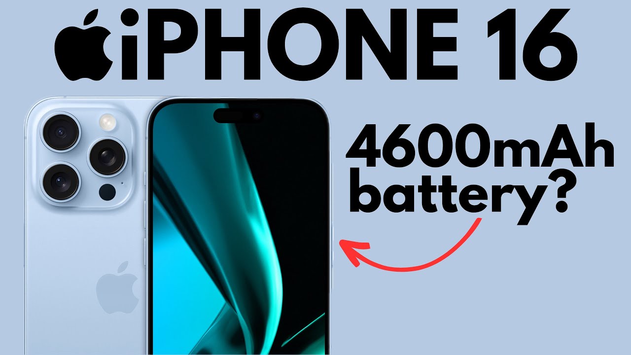 iPhone 16 - BATTERY CAPACITIES LEAKED 🔋 - YouTube